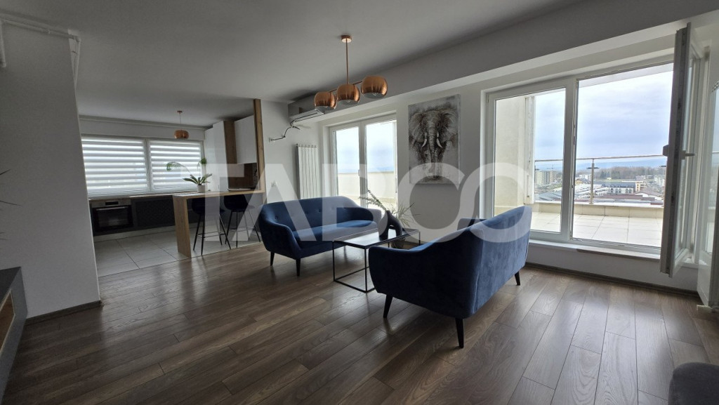 Penthouse 3 camere si terasa de 46mp utili de vanzare zona T