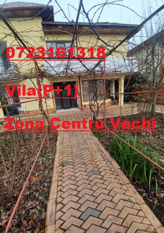 VILA(P 1), zona Centru-Vechi, Caramida, MERITA VAZUTA!