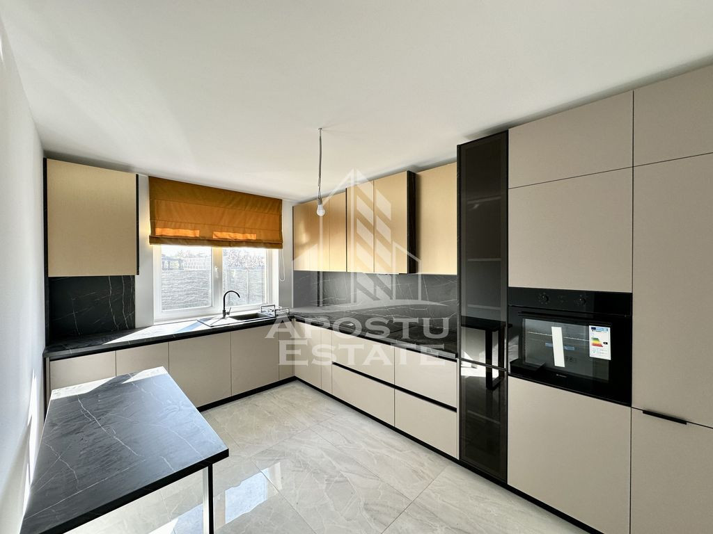 Jumatate de duplex cu 4 camere, mobilat utilat, Chisoda