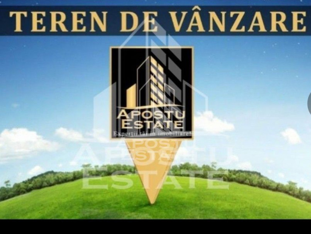Teren intravilan extins ,la 2 minute de Timisoara