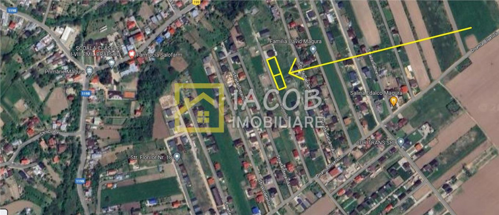 Parcela de teren intravilan, in suprafata de 600 mp, comuna