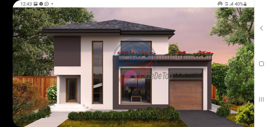 Casa la rosu in Carcea