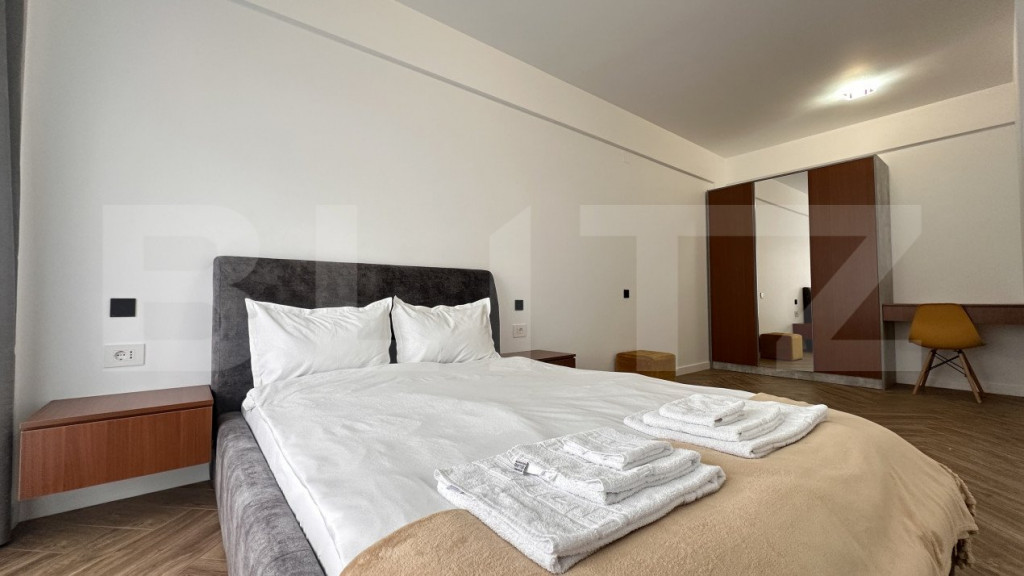 Apartament 2 camere, mobilat si uitlat, 60 mp, cartier Lucea