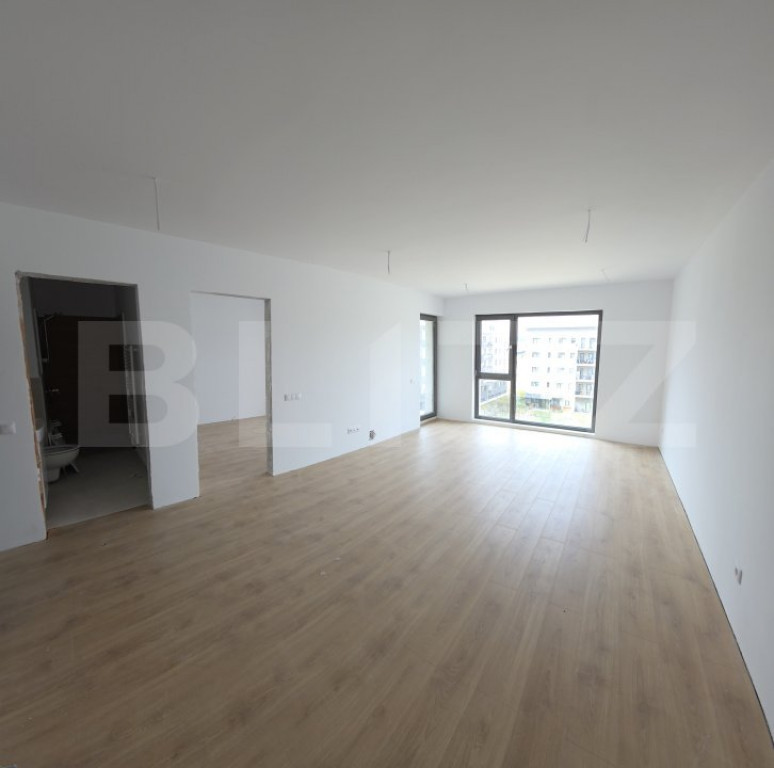 Apartament de 2 camere, Calea Moldovei, Bloc nou, parter