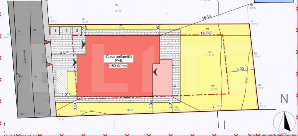 Teren 600 mp cu Autorizatie de construire casa individuala,
