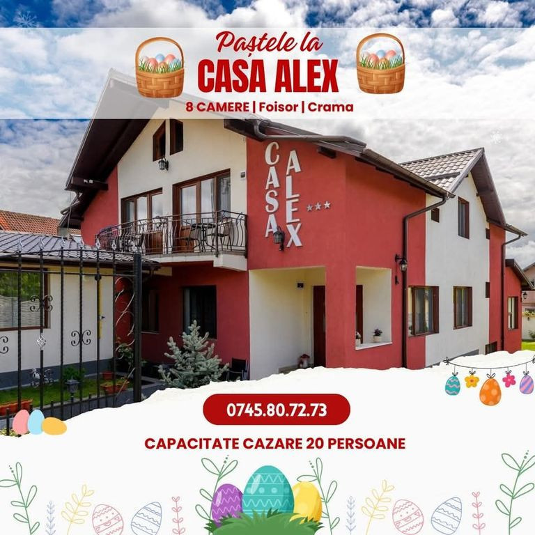 Cazare | Casa De inchiriat - Paste 2025 - 8 camere