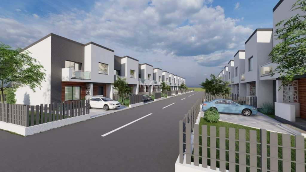 Vile înșiruite cu Teren și Parcare Privată - Zona Popas