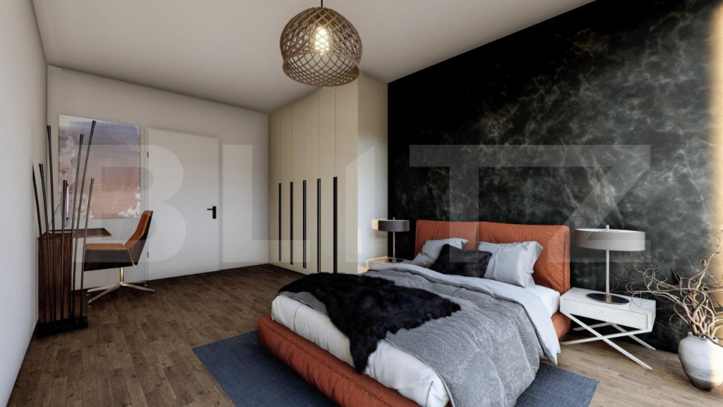 Apartament spațios în bloc nou, 3 camere,77 mp – zonă p