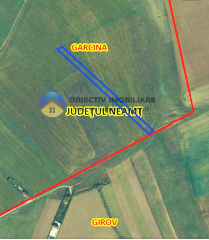 TEREN intravilan comuna GARCINA