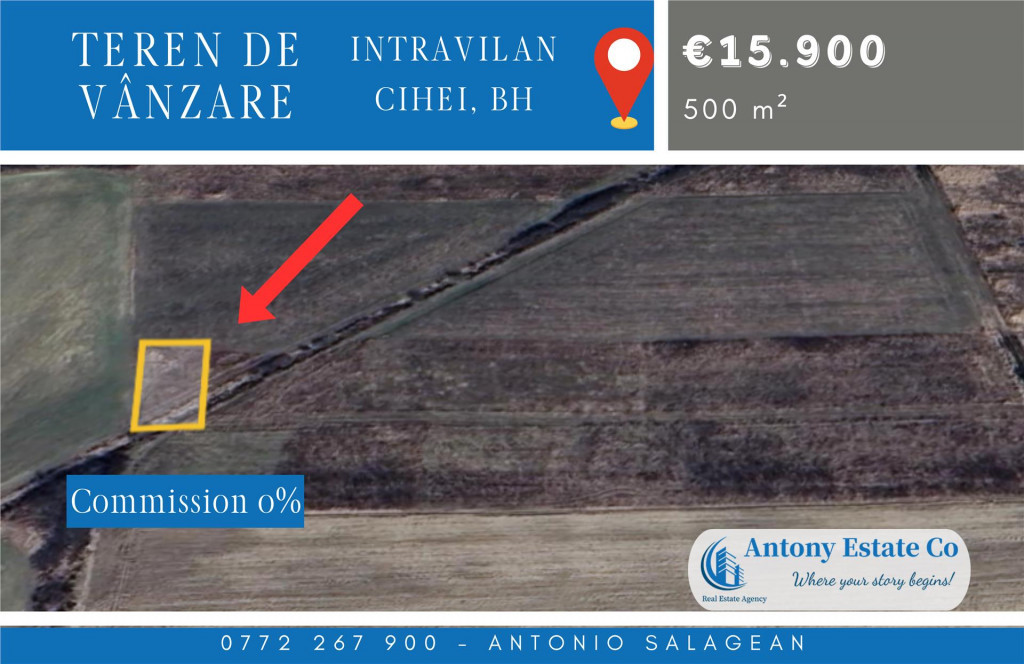 Teren intravilan, de - Cihei, Bihor