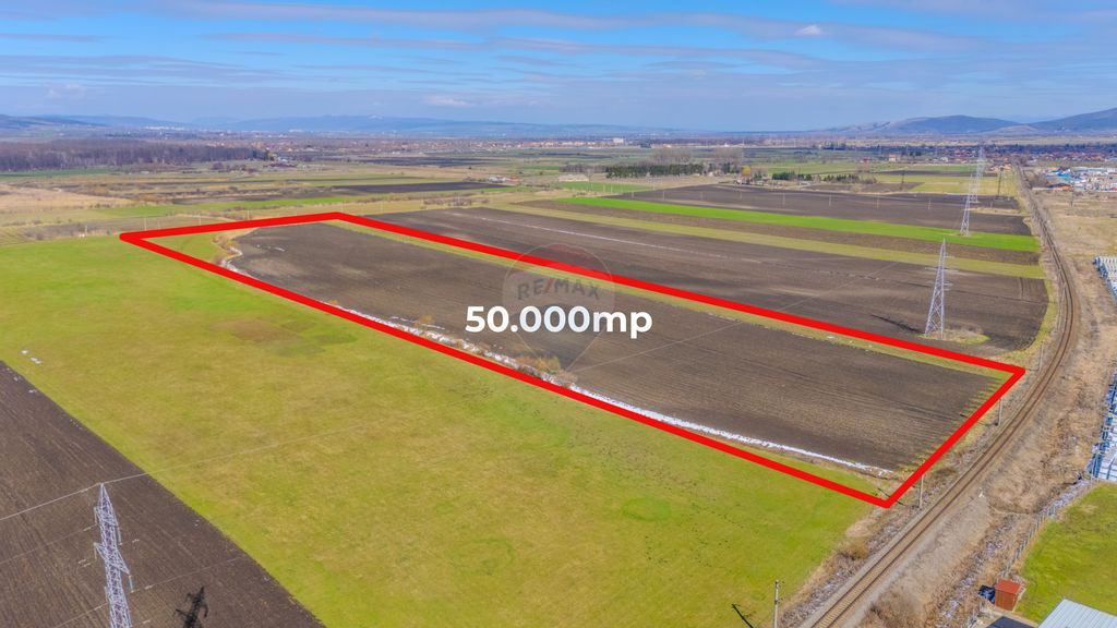 Teren 50.000 mp în Prejmer în spatele parcului industrial