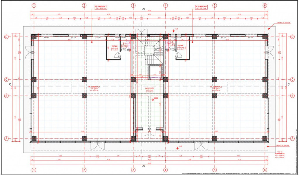 *SPAȚIU COMERCIAL* - 173 mp - Parter complex rezidențial V