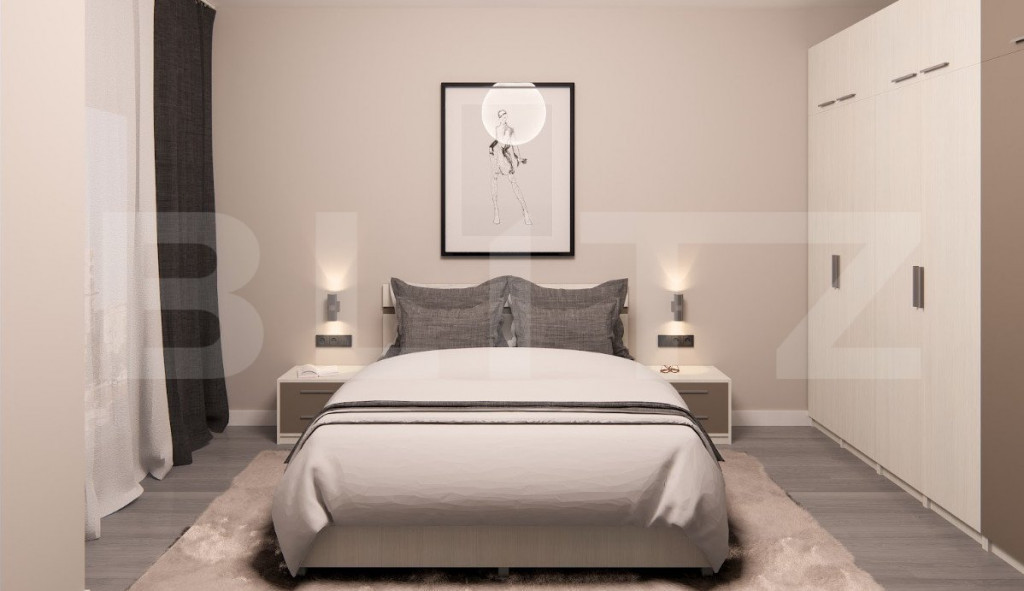 Promotie! Apartament de 1 camera, 45mp, mobilat si utilat, z