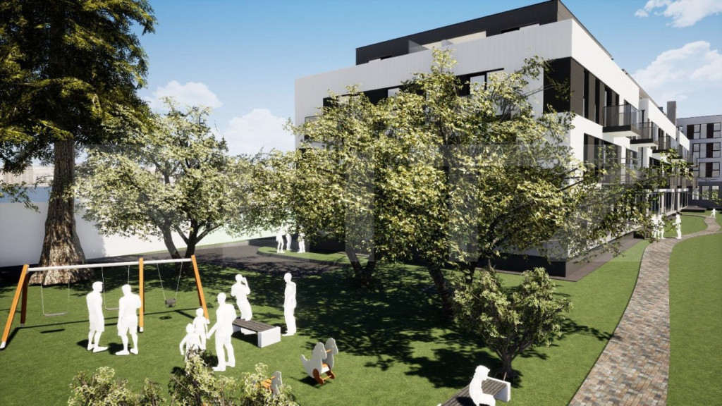 Apartament cu 3 camere, 2 bai, 81,62 mp, semifinisat, TVA in