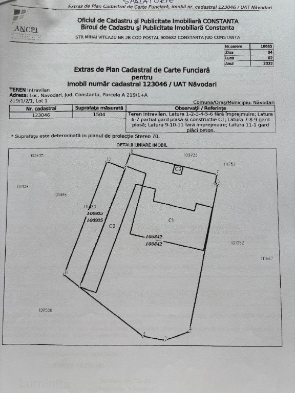Teren Mamaia Nord + Autorizatie P+2 / Depus pentru Puz P+6
