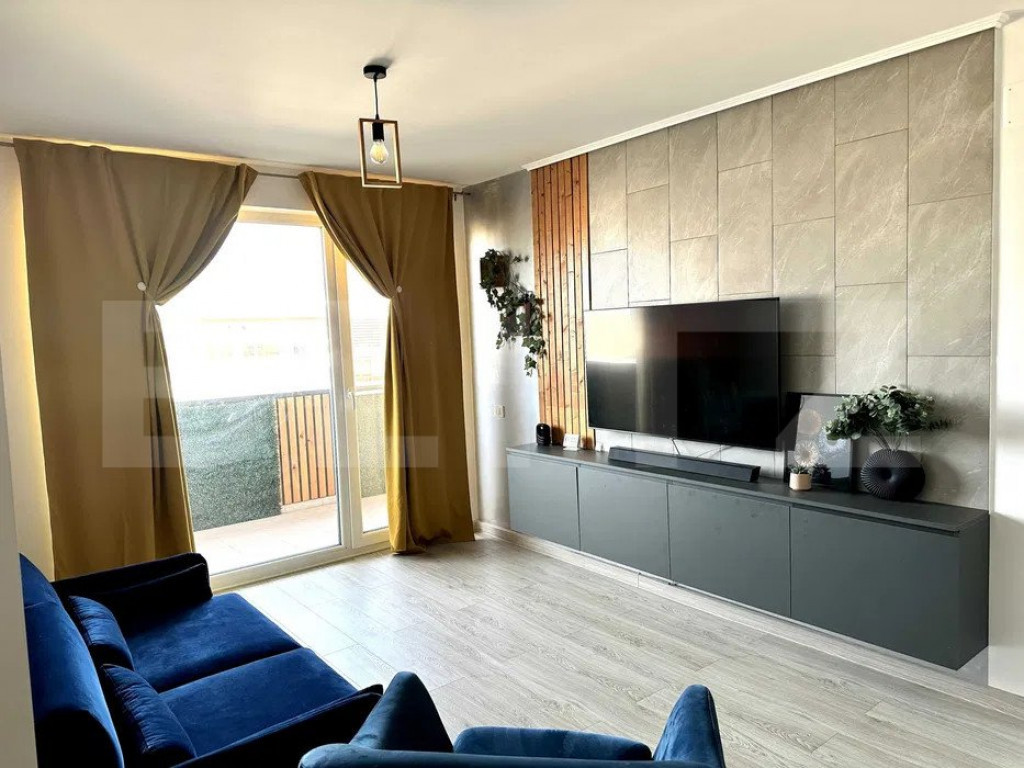 Apartament de vânzare, 2 camere decomandat, mobilat,Residen