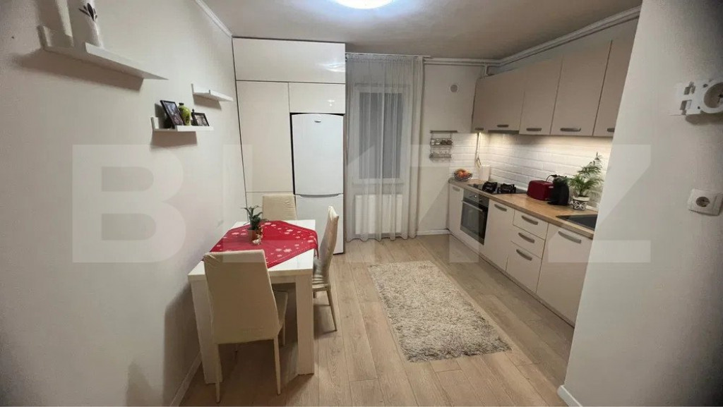 Apartament cu 2 camere, 54 mp, etaj 2, renovat, mobilat, ut