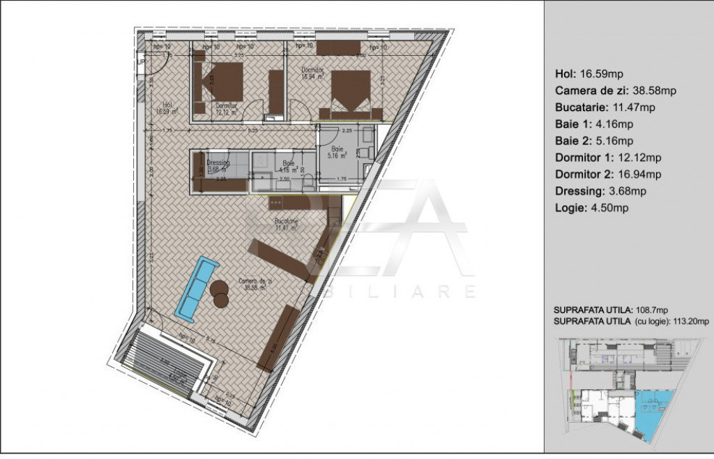 Apartament 3 Camere Timpuri Noi