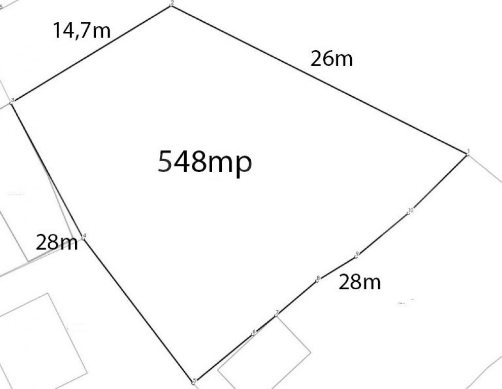 Oportunitate Exclusivă – Teren Intravilan de 548 mp, zona