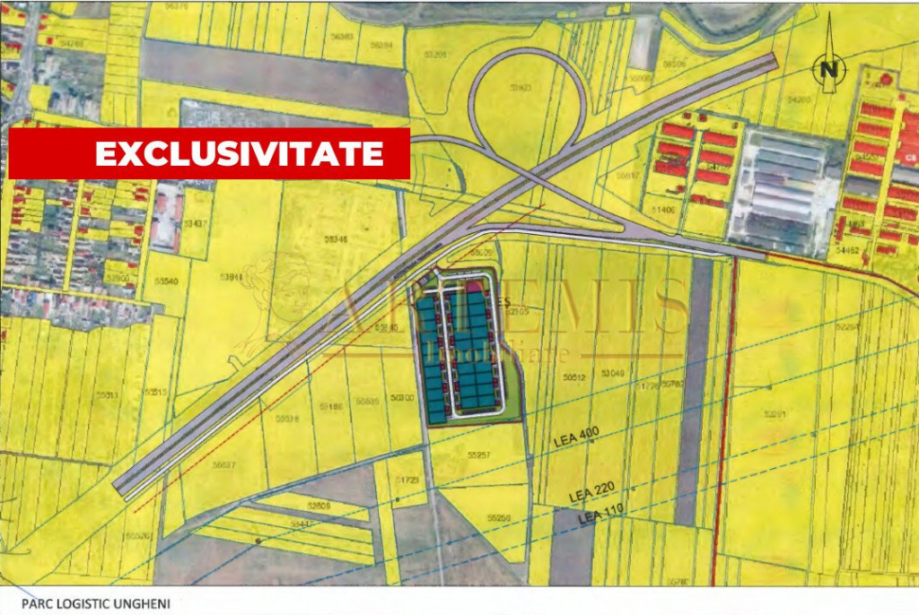 OPORTUNITATE! Teren pretabil hale industriale 4,13 Ha