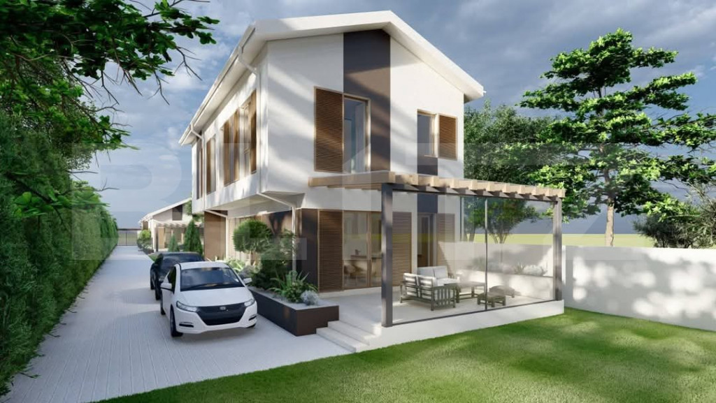 Casa moderna, 4 camere, teren 450 mp, Sacalaz