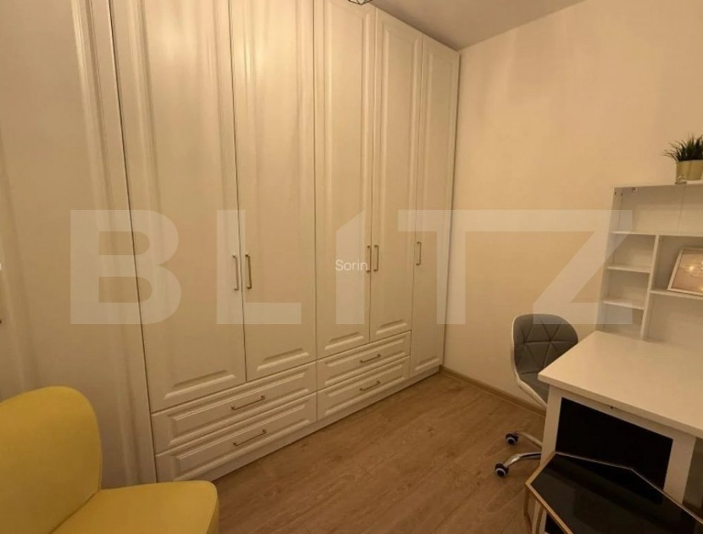 Apartament cu 2 camere + birou mobilat si utilat complet, 56