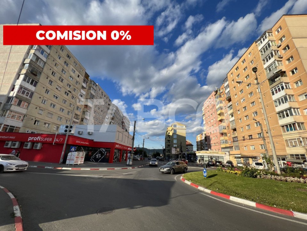 Comision 0-Garsoniera decomandata etaj intermediar 1 zona Va