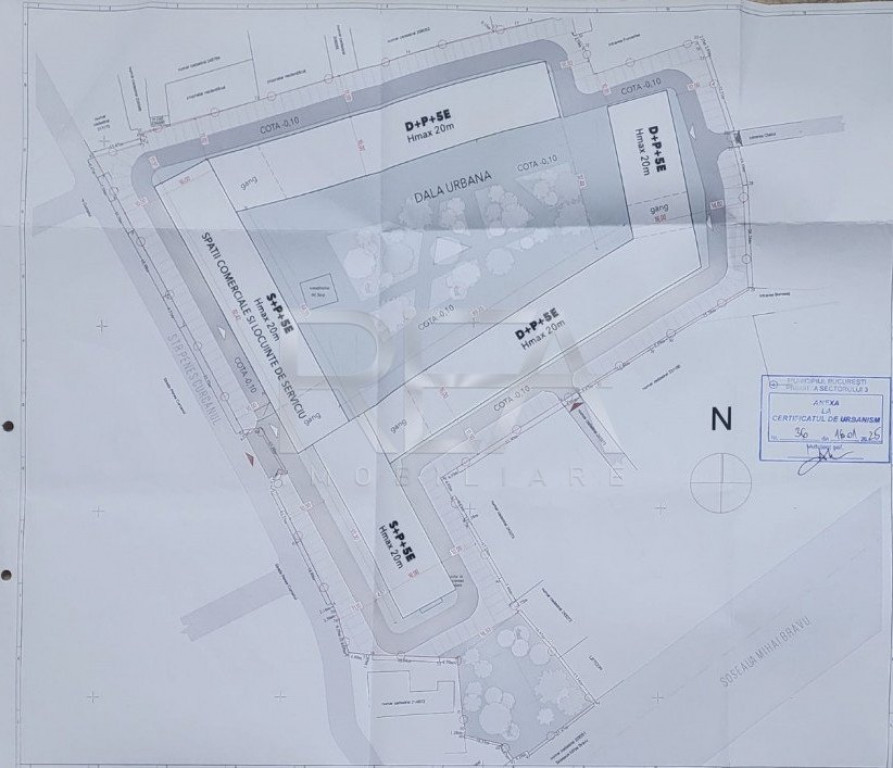Teren 17.642 mp Dezvoltare Rezidențială Metrou Mihai Bravu