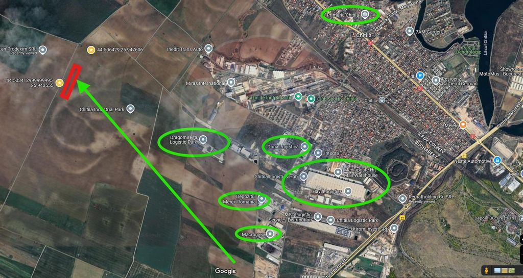 Teren 2,500mp Dragomiresti-Vale- 4 km de Centura Bucuresti