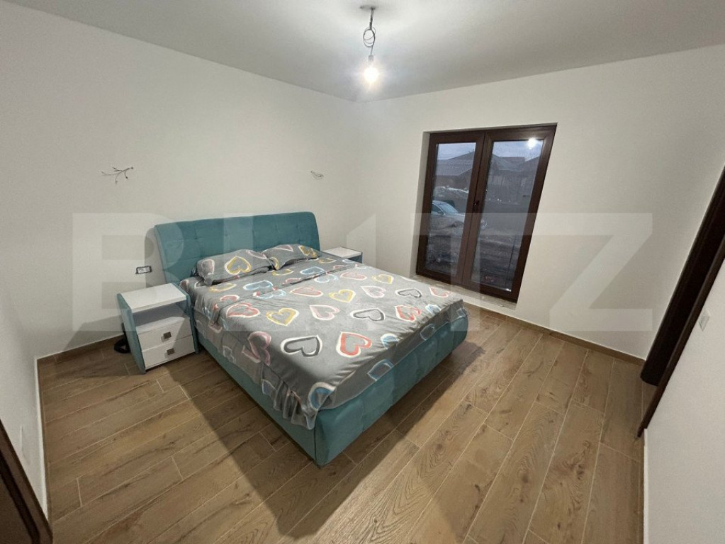 Casa semifinisata, 4 camere, 105 mp utili, 500 mp teren,zona