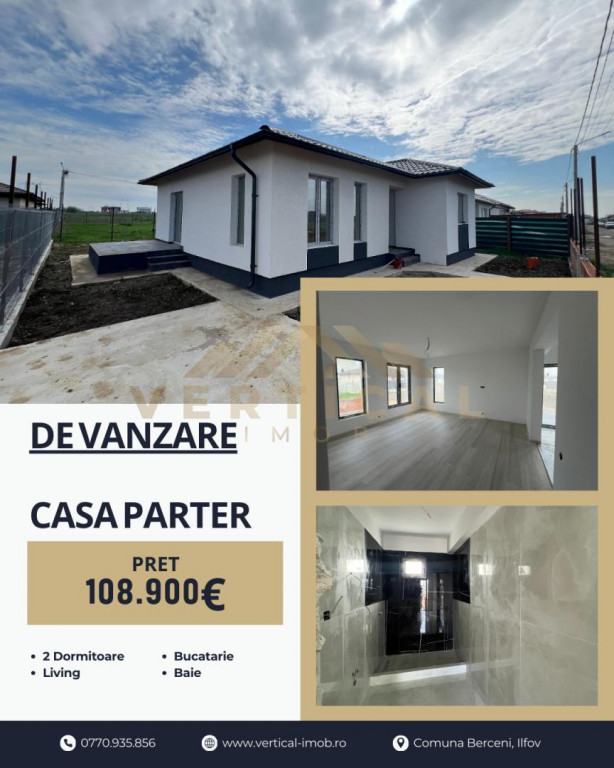 Casa Parter de Vanzare - 3 camere