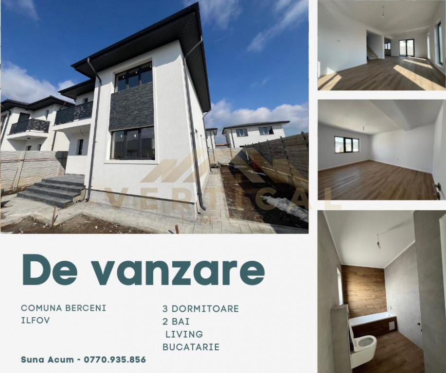 Casa Spatioasa P 1 De Vanzare - 4 camere, Comuna Berceni