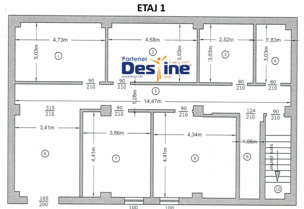 Podu de Fier - Spațiu comercial D+P+1+M 500 mp UTILI