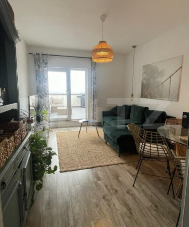 Apartament cu 2 camere, 53 mp, etaj retras, 2 terase, zona C