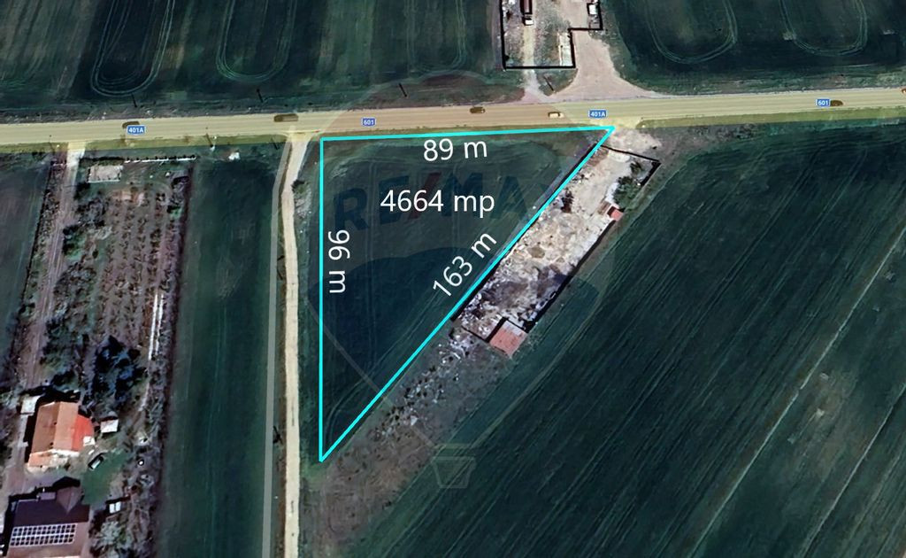 Teren 4664 mp, deschidere la DJ, Bolintin-Deal / Giurgiu