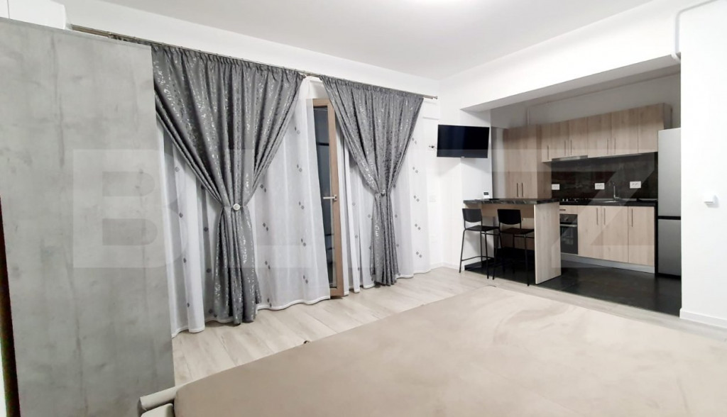 Garsoniera de inchiriat, 39 mp, incalzire in pardoseala, zon