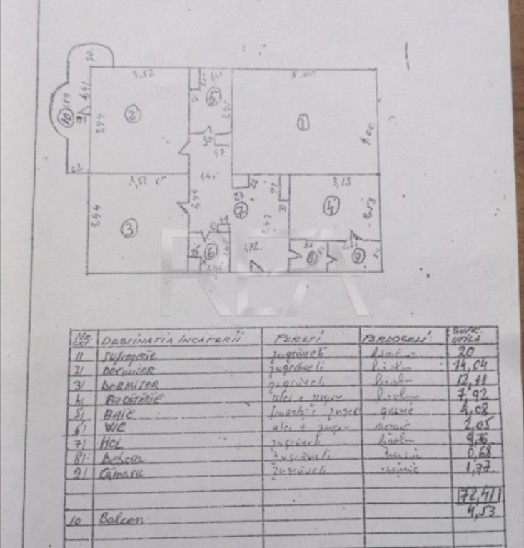 3 camere decomandat 7/8, anvelopat, Panduri-Str Ion Urdarean