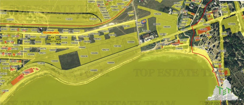 Teren cu fundatie casa langa Lacul Techirghiol zona Eforie N