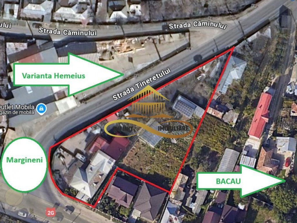 Casa vila de vanzare in Margineni - Bacau stradala.