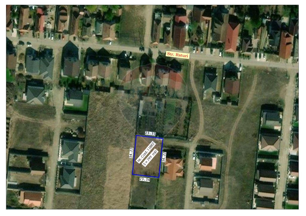 De vânzare teren intravilan 799 mp în Sântandrei, Stra...