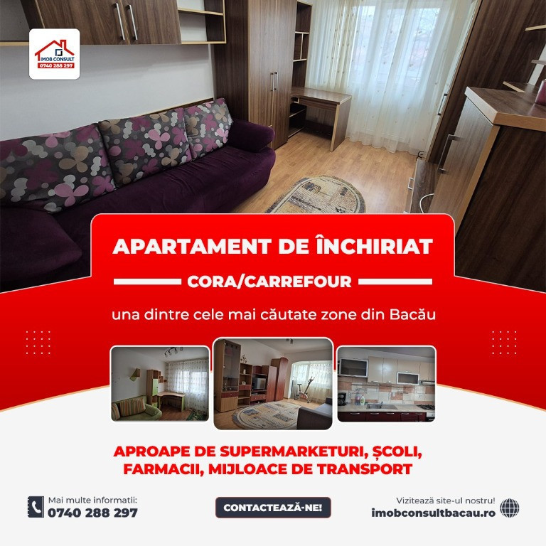 Te poti muta imediat! Apartament spatios, etaj intermediar! CE1110