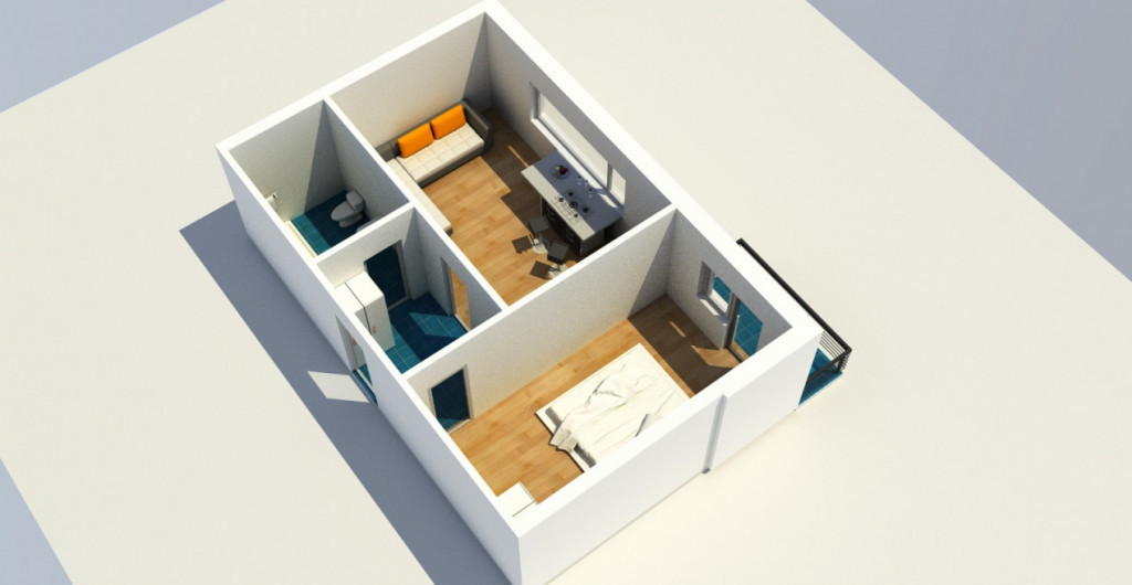 Apartament 2 camere situat in zona Costinești