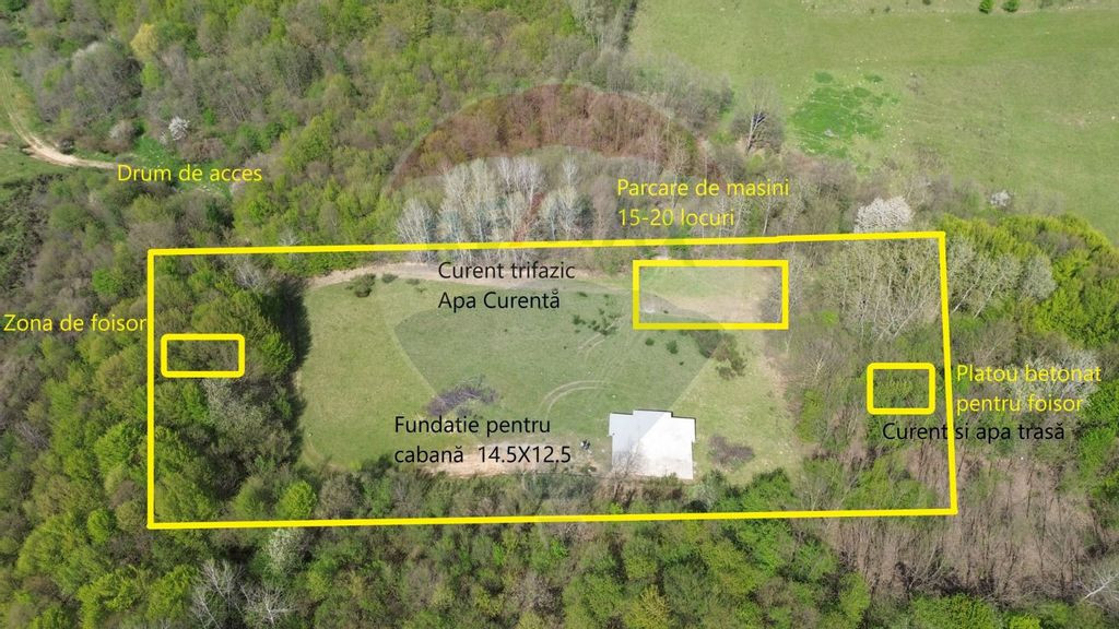 TEREN DE VÂNZARE ÎN INIMA PĂDURII, COMISION 0%