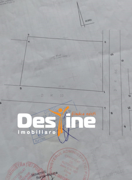 BOGONOS, TEREN INTRAVILAN 1342 MP