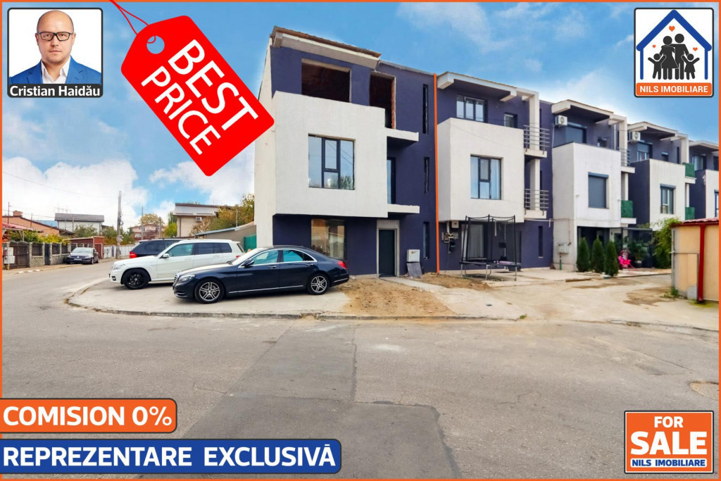 Casa cu 5 camere | 4 bai | 3 balcoane | 2 parcari | Popesti