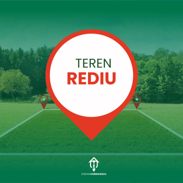 Teren intravilan de vânzare - Rediu, Iași | 400 mp | Utili