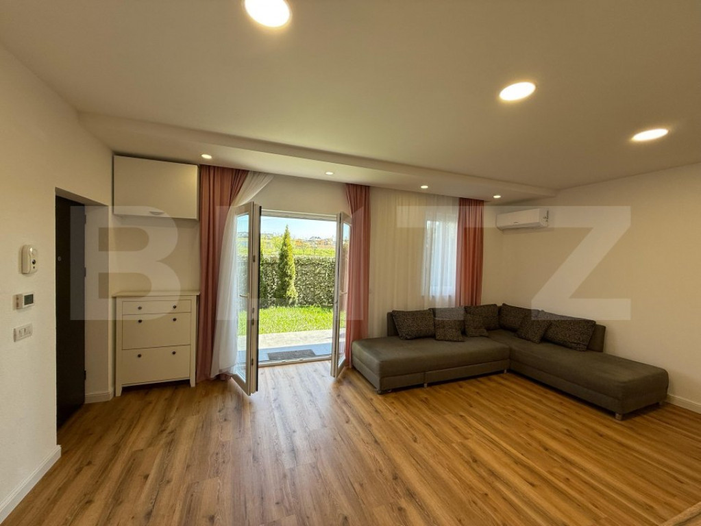 Apartament modern, cu 2 camere, 50 mp, gradina, zona Campus