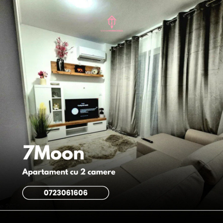 Apartament nou, 2 camere 7Moon | + Loc de parcare | De vanza
