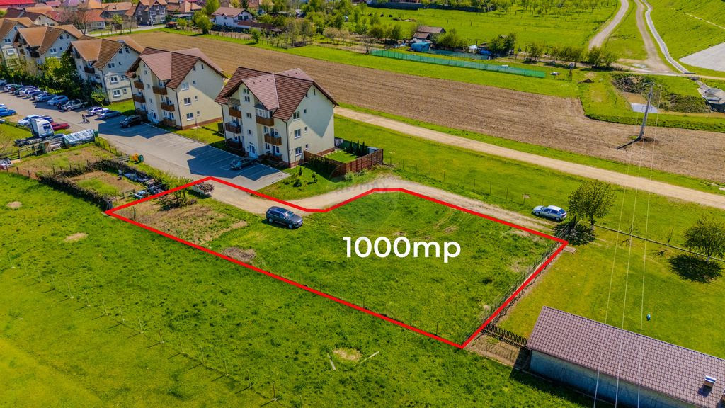 COMISION 0% Teren 1,000mp Rasnov / Intravilan/ Strada Ioa...