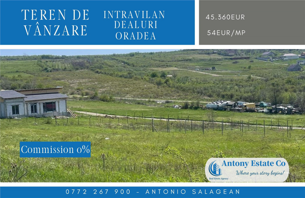 Teren intravilan de , Oradea-Bihor